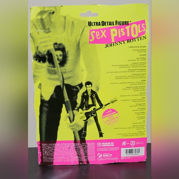 Sex Pistols JOHNNY ROTTEN action figure - Picture 6 of 16